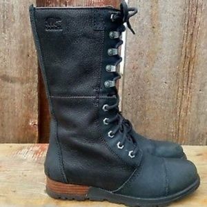 Sorel Major Maverick black, leather boots